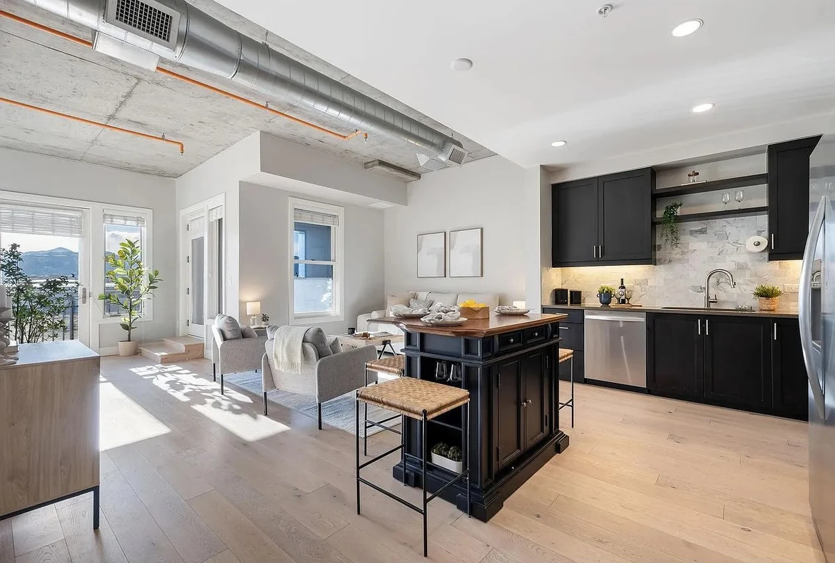 Modern interior staging in Longmont, Colorado