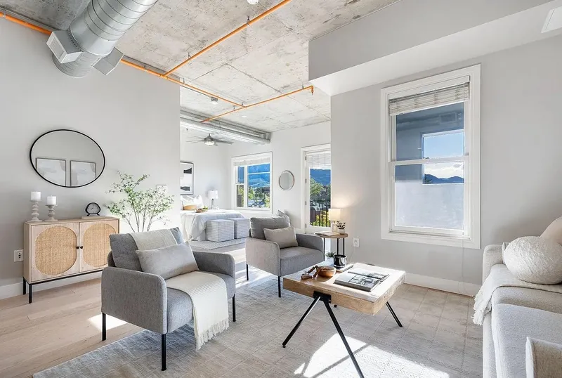 Featured: Professionally staged living room in Boulder, Colorado