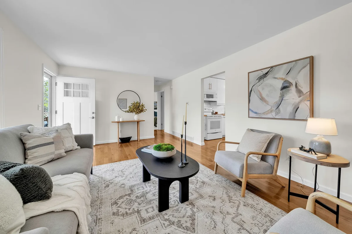 Modern interior staging in Longmont, Colorado
